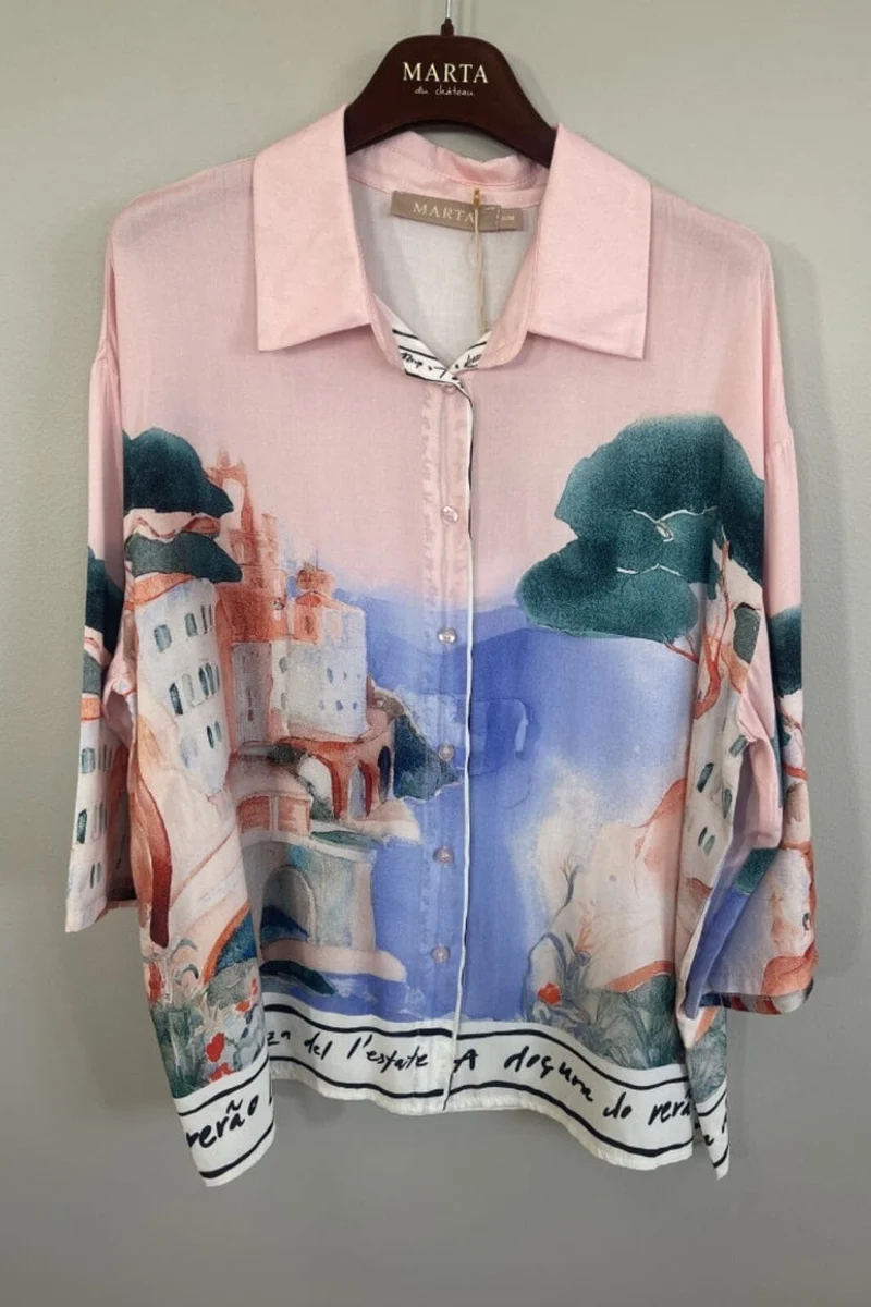Marta Du Chateau - Mdccallie Shirt 68001 - Rosa