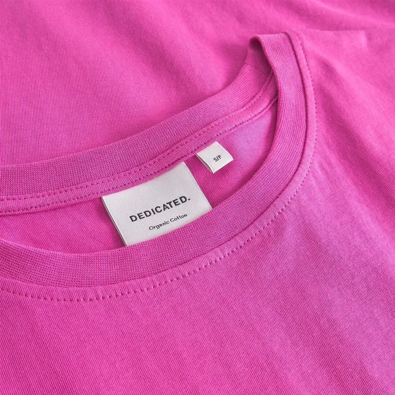 DEDICATED T-Shirt Visby Base Violet Pink