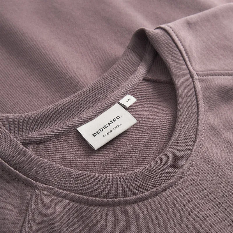 DEDICATED Sweatshirt Malmoe Base Sparrow Brown