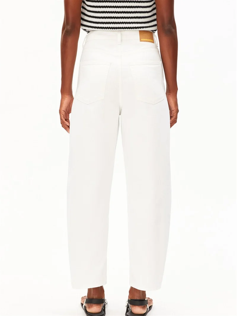 ARMEDANGELS Baarly High Waist Barrel Jean white