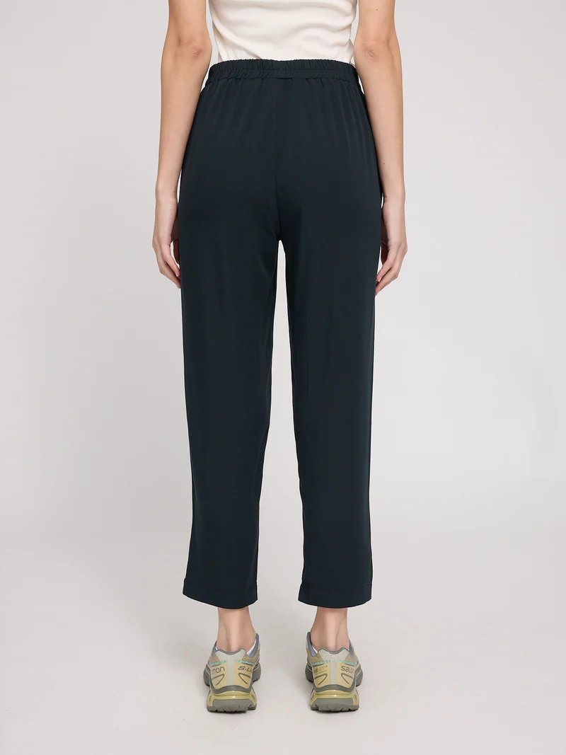 MAZINE Straight Leg Viscose Pants black
