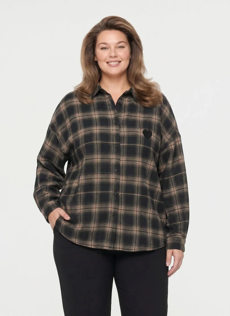A-Bee - Anara Shirt - Brown