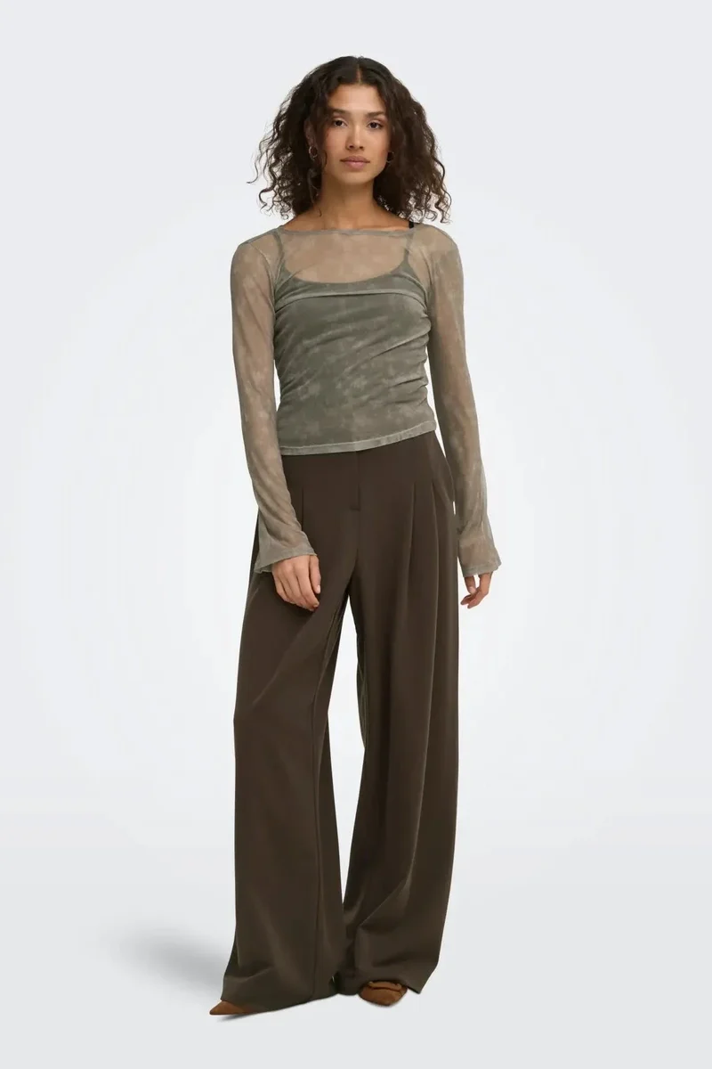Only - Onlpalino Wide Pleat Pant Tlr - 5116274 Delicioso