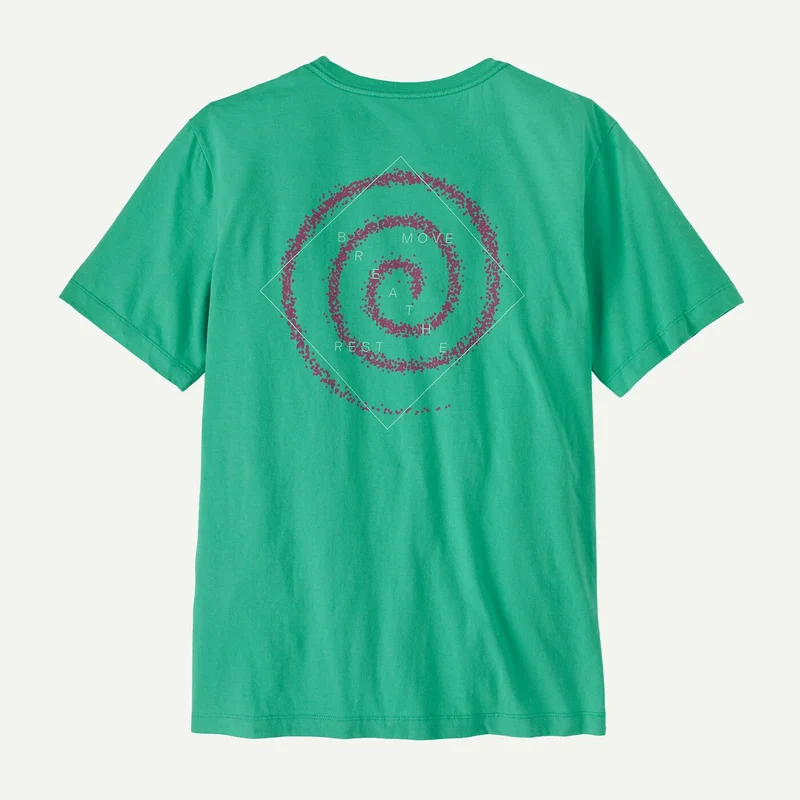 PATAGONIA Men's Multi-Pitch T-Shirt aqua stone