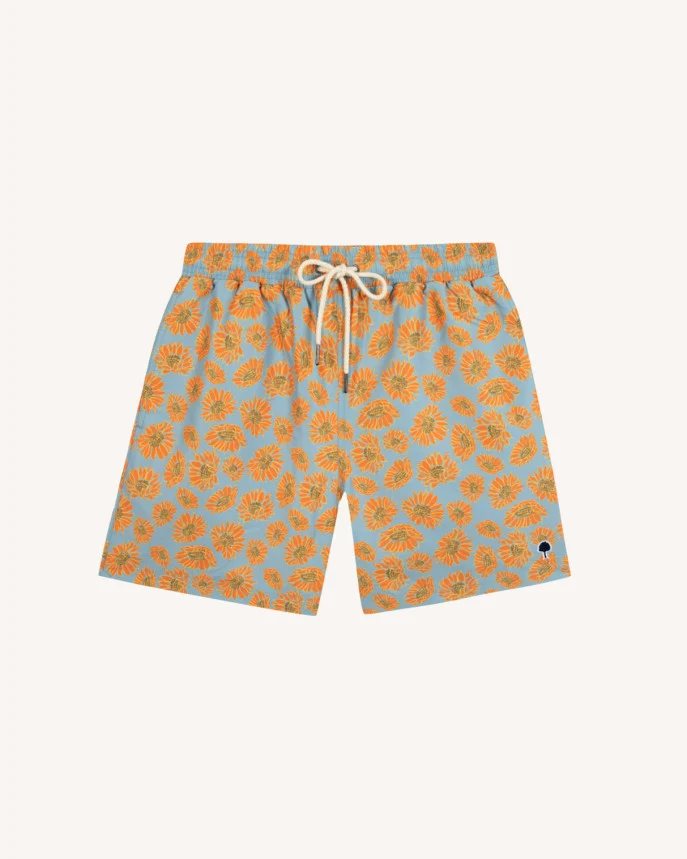 FAGUO Mimizan Badehose blue/multicolor
