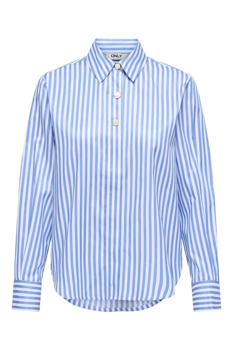 Only - Onllyra Oregon L/S Shirt - 4967433 Provence Cloud Dancer