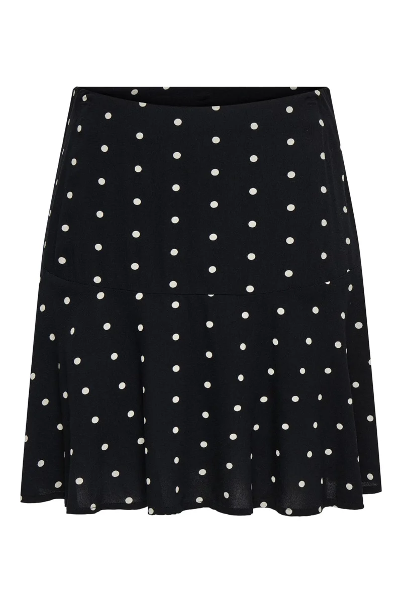 Only - Onlkeshav Short Skirt - 4959210 Black Dots