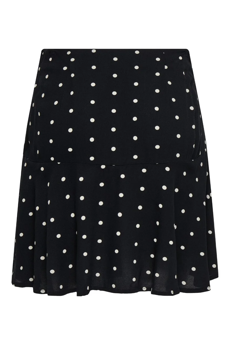 Only - Onlkeshav Short Skirt - 4959210 Black Dots
