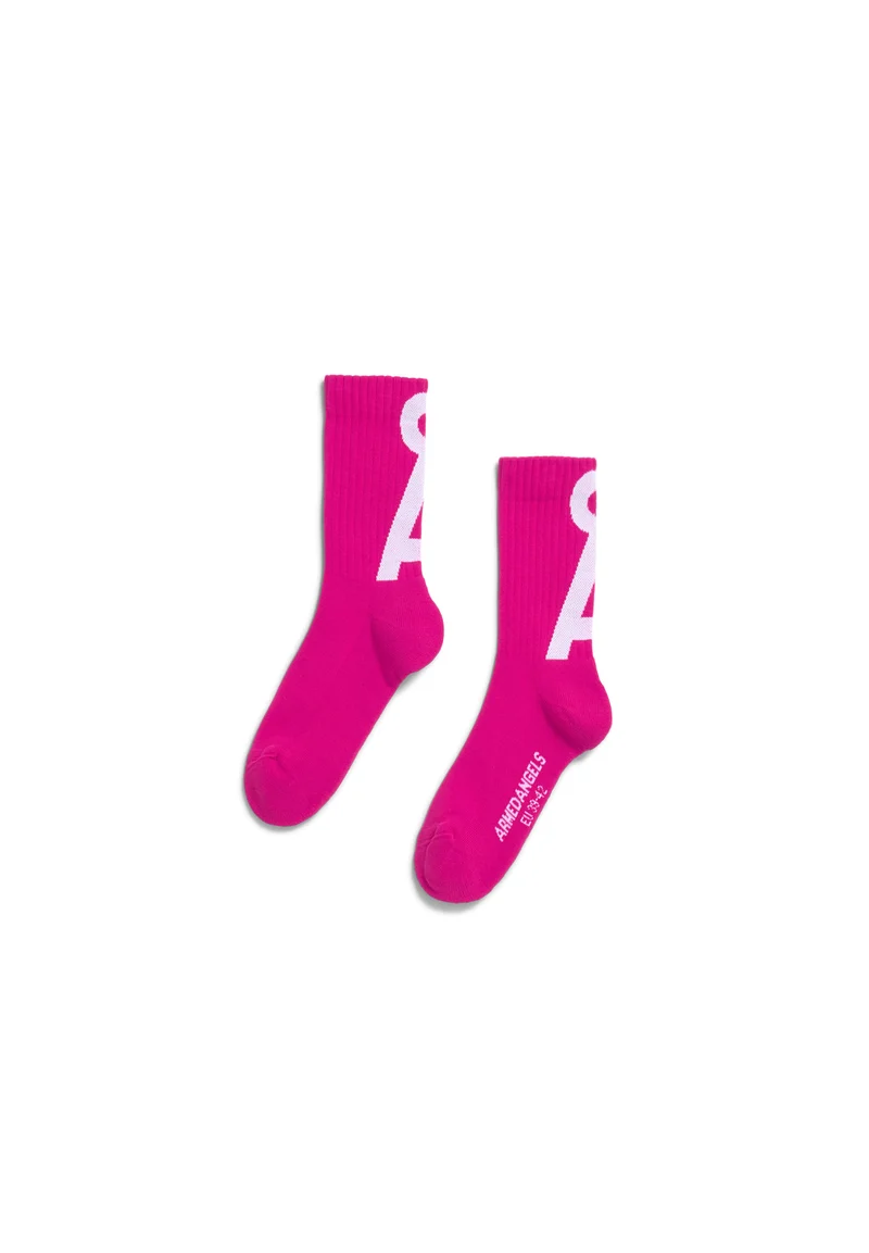 ARMEDANGELS Saamus Short Socks W very berry-white