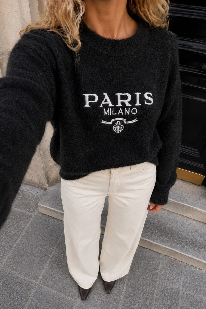 A-Bee - Ottilia Knit - Black