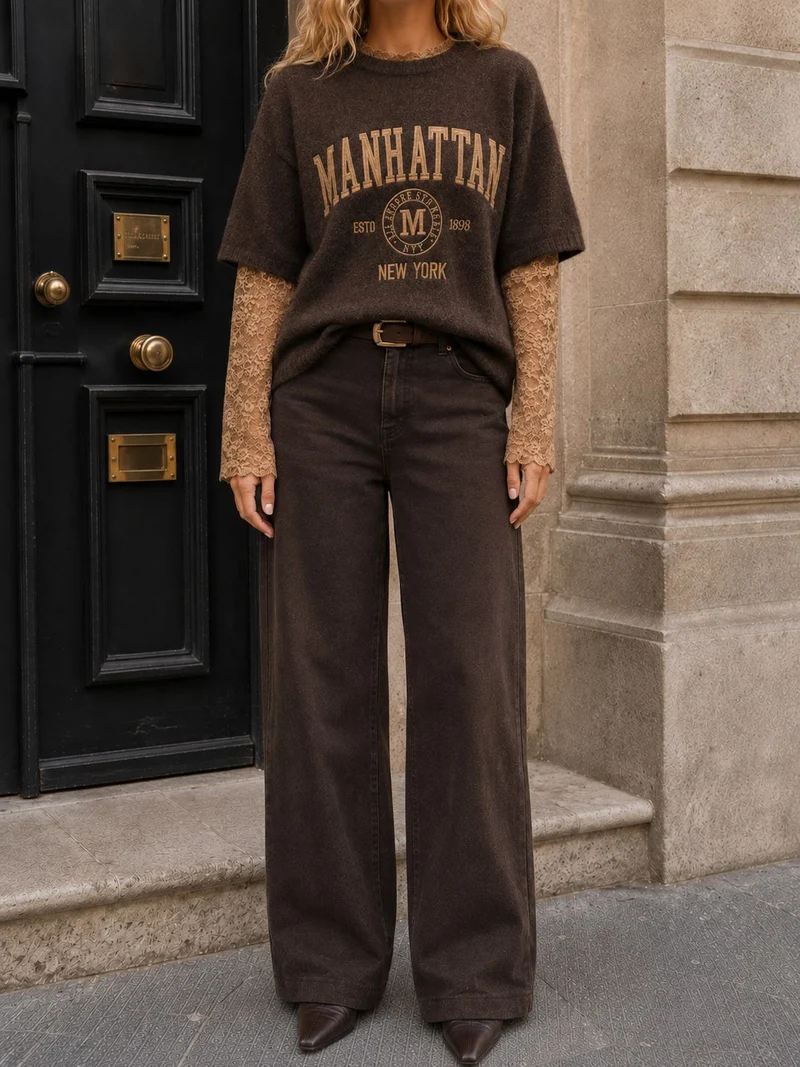 A-Bee - Avia Knit - Brown