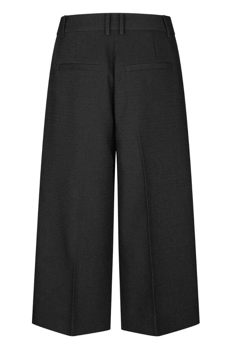 Second Female - Sella Cropped Trousers 60942 - 8001 Black