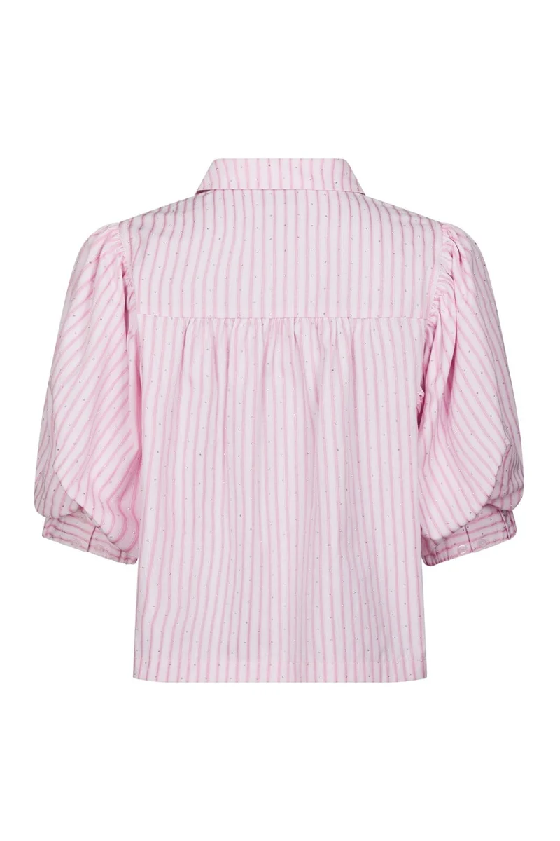 Neo Noir - Etta Soft Stripe Stone Shirt 166416 - 754 - Light Pink