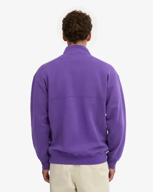 COLORFUL STANDARD Organic Quarter Zip ultra violet