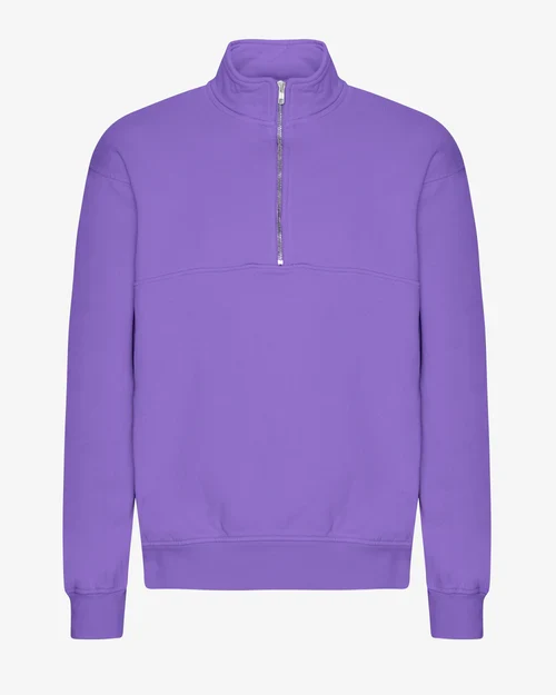 COLORFUL STANDARD Organic Quarter Zip ultra violet