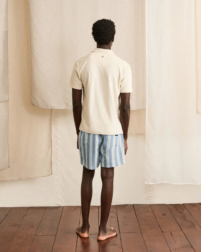 FAGUO Mimizan Badehose light blue/ecru