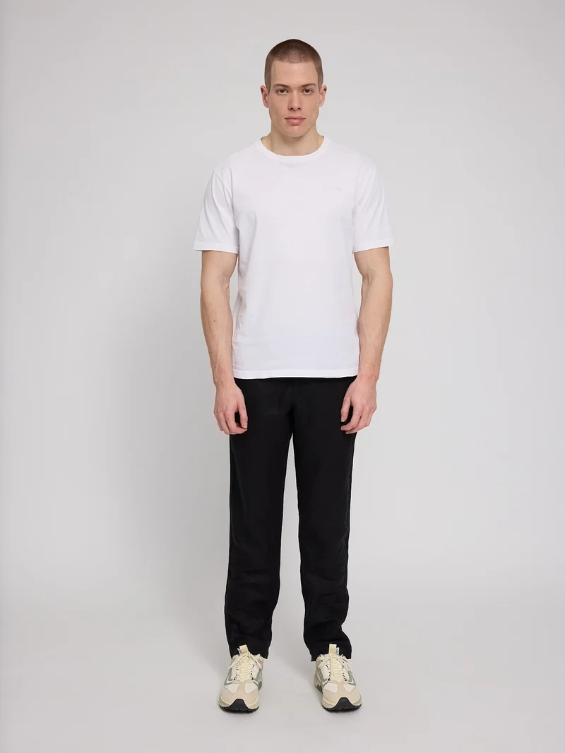 MAZINE Regular Linen Pants black