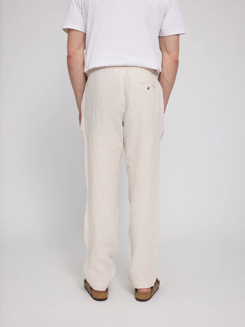 MAZINE Regular Linen Pants moon