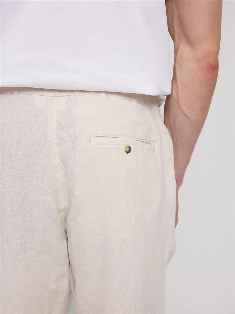MAZINE Regular Linen Pants moon