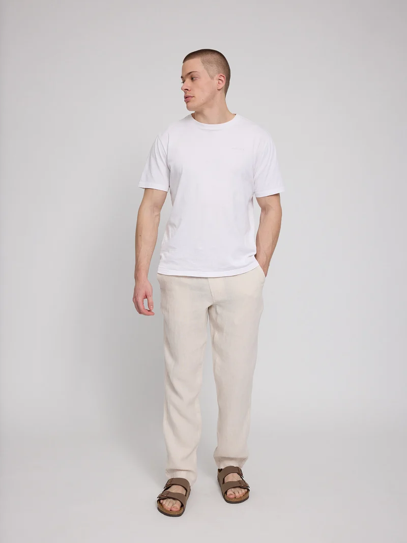MAZINE Regular Linen Pants moon
