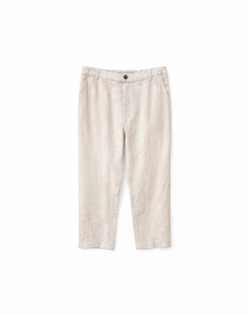 MAZINE Regular Linen Pants moon