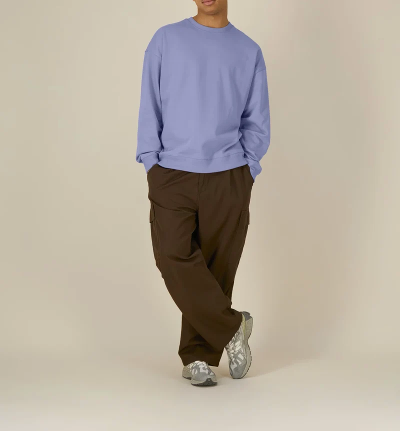 FAIRFITTERS Basic Sweatshirt Relaxed Fit 2.0 Unisex violet