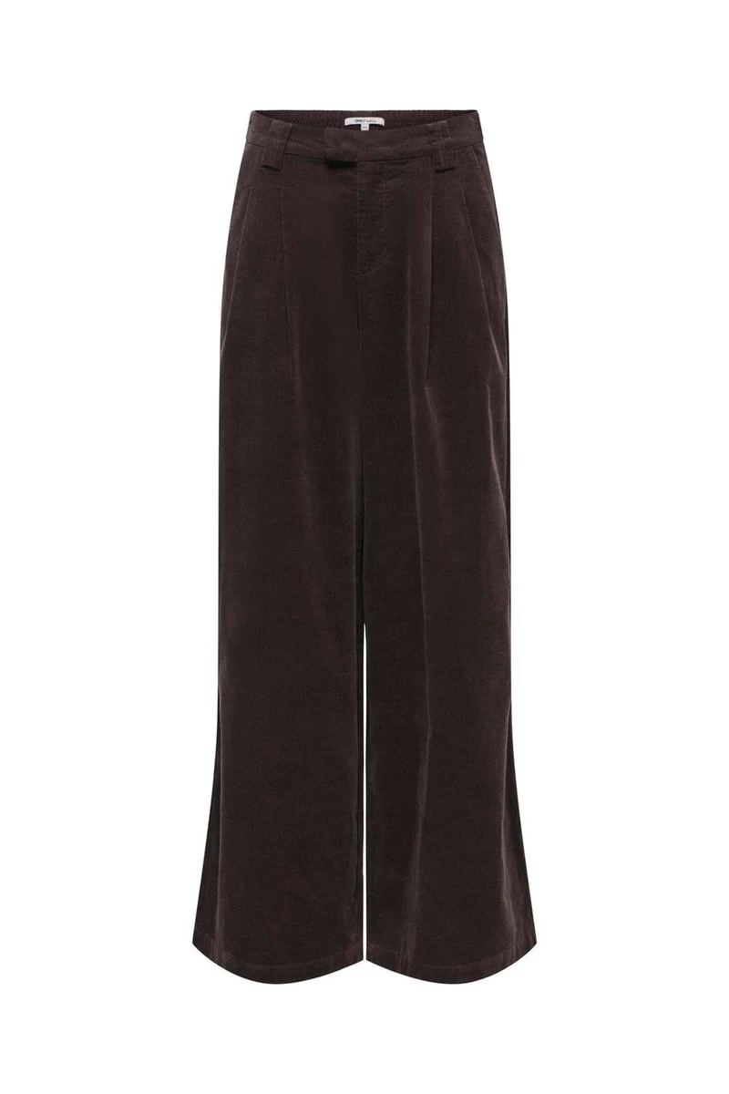 Only - Onlsvea-Nessa Cord Wide Pant Cc Tlr - 4854242 Seal Brown