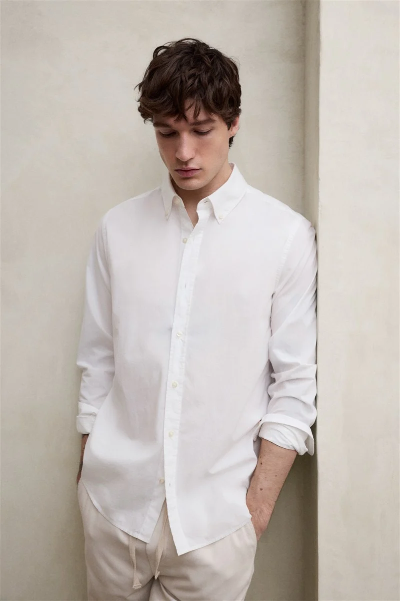 ECOALF Antejo Popelin white