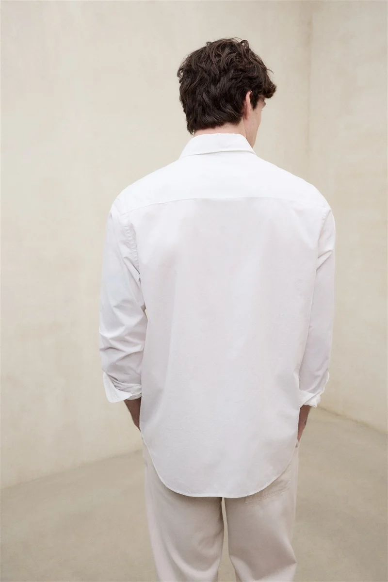 ECOALF Antejo Popelin white