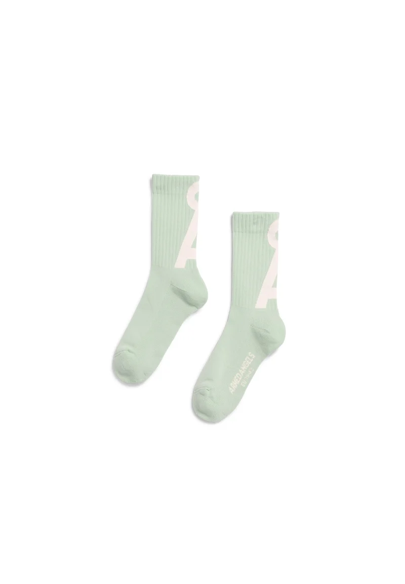 ARMEDANGELS Saamus Short Socks W foam-oatmilk