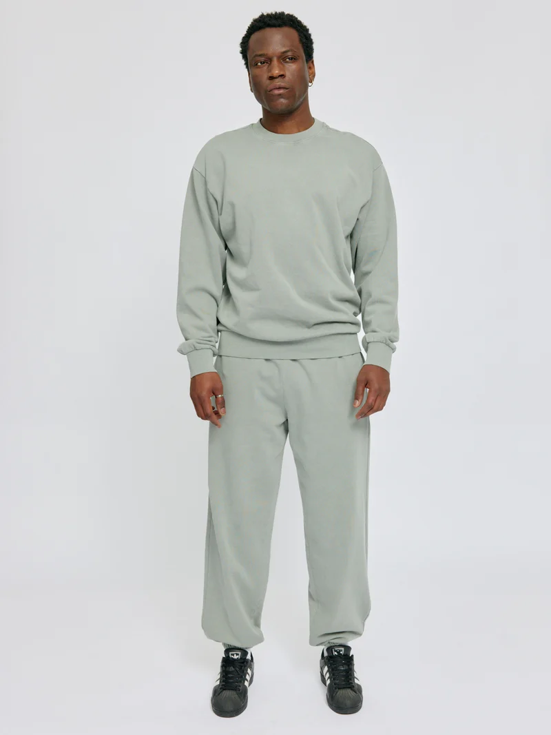 MAZINE Genderless Natural Dye Sweatshirt natural dye eucalyptus