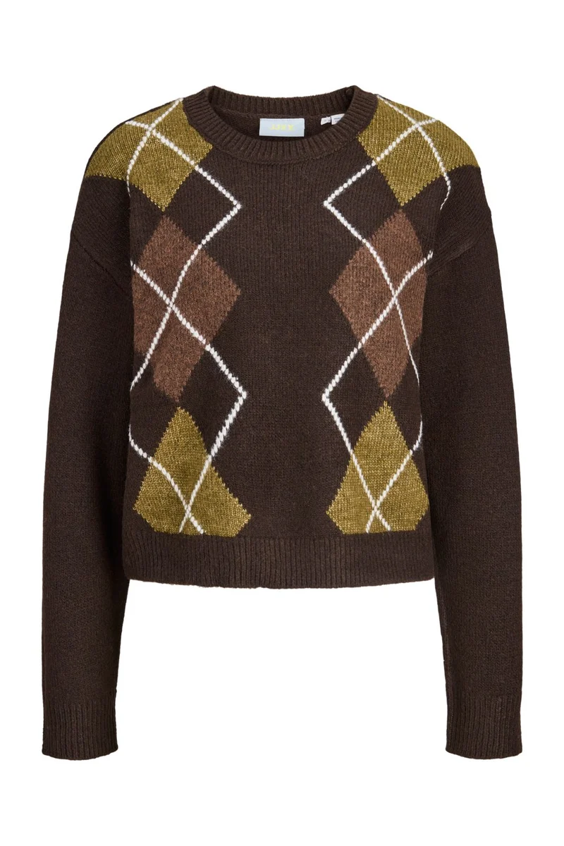 Jjxx - Jxharvi Crew Neck Knit - 5082407 Demitasse