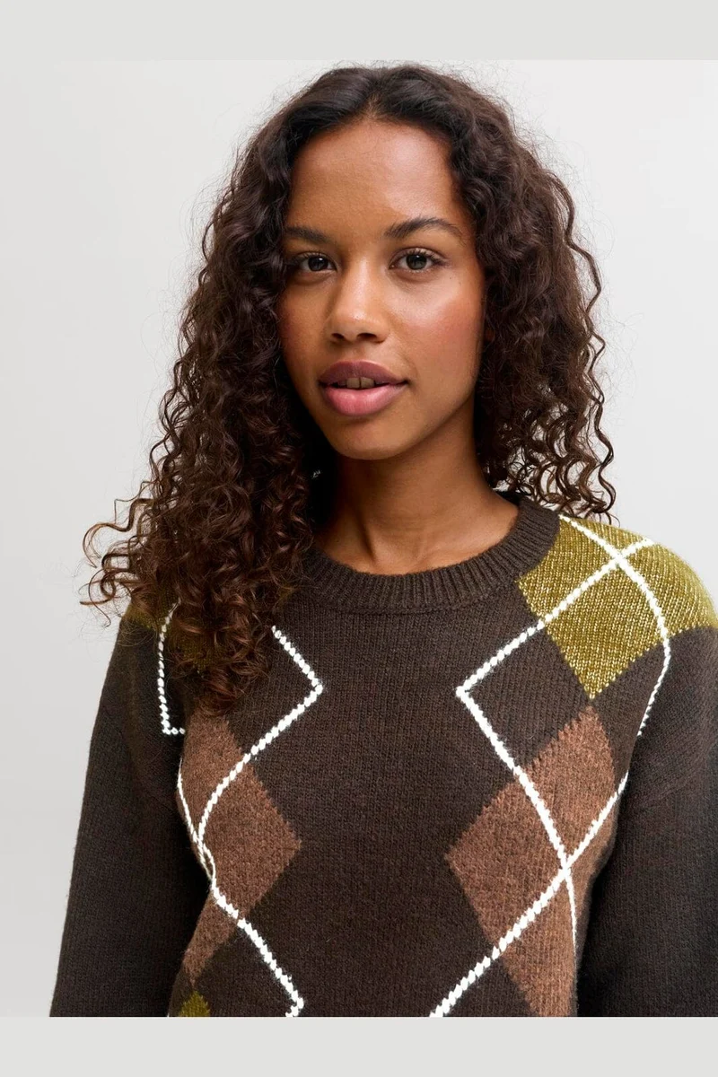 Jjxx - Jxharvi Crew Neck Knit - 5082407 Demitasse