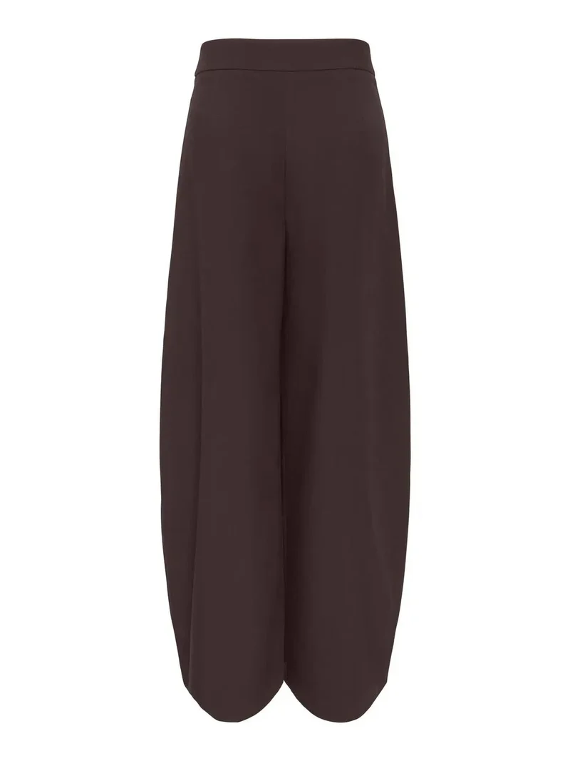 Only - Asmine Pleat Barrel Pant Tlr - 5200312 Coffee Bean