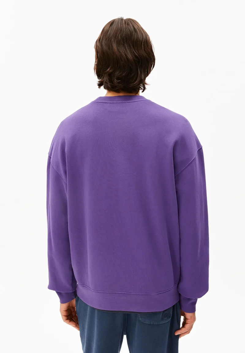 ARMEDANGELS Iconic Å Gmt Dye Sweatshirt pungent purple washed