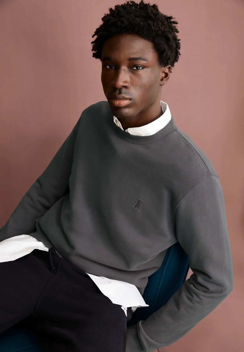 ARMEDANGELS Baaro Fleece Sweatshirt space steel