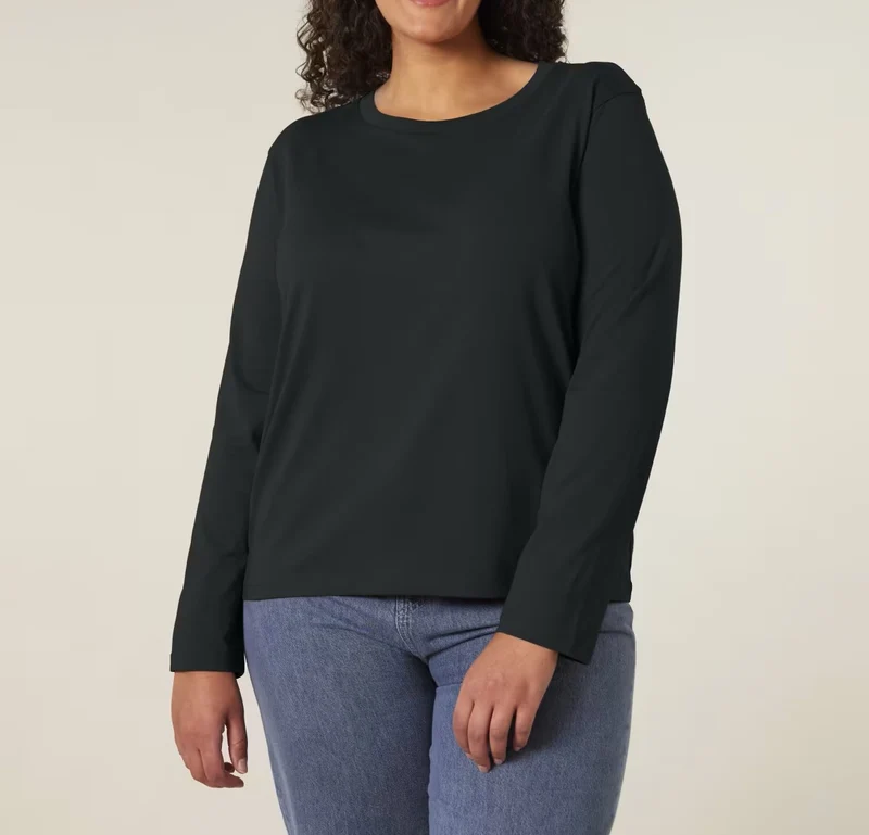 FAIRFITTERS Basic Long Sleeve Women black