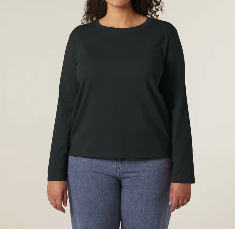 FAIRFITTERS Basic Long Sleeve Women black