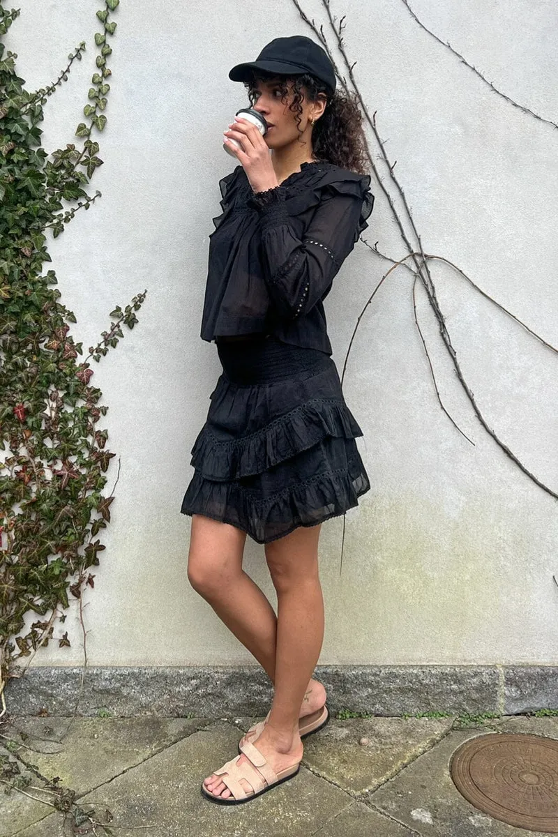 Neo Noir - Ricki S Voile Skirt - Black