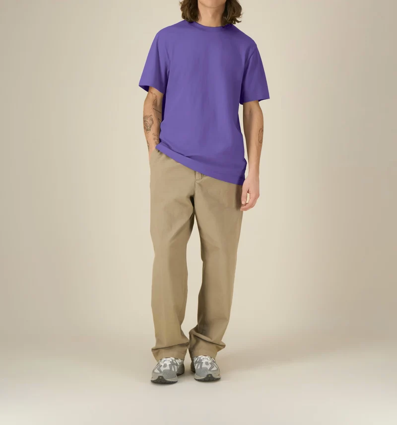 FAIRFITTERS Basic T-Shirt Relaxed Fit Unisex purple love