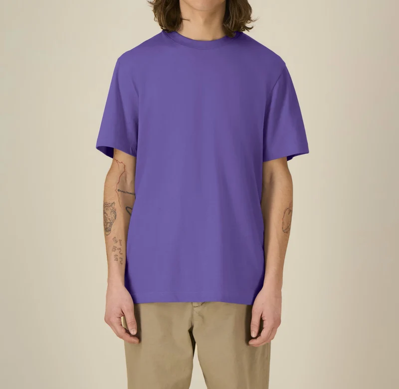 FAIRFITTERS Basic T-Shirt Relaxed Fit Unisex purple love