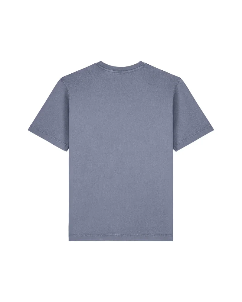FAIRFITTERS Basic T-Shirt Unisex Heavy Vintage G. Dyed blue grey