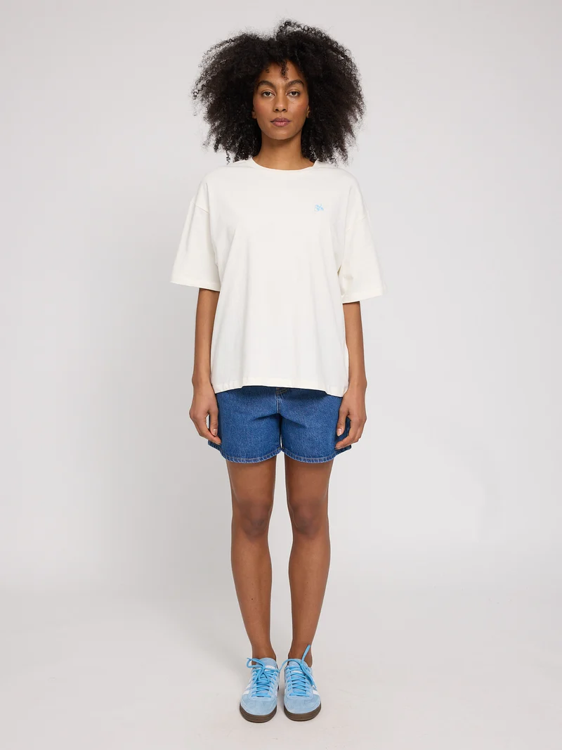 MAZINE Back Print Theme T-Shirt offwhite/halal