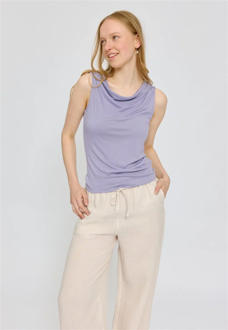 MAZINE Ecovero Viscose Top faded lavender