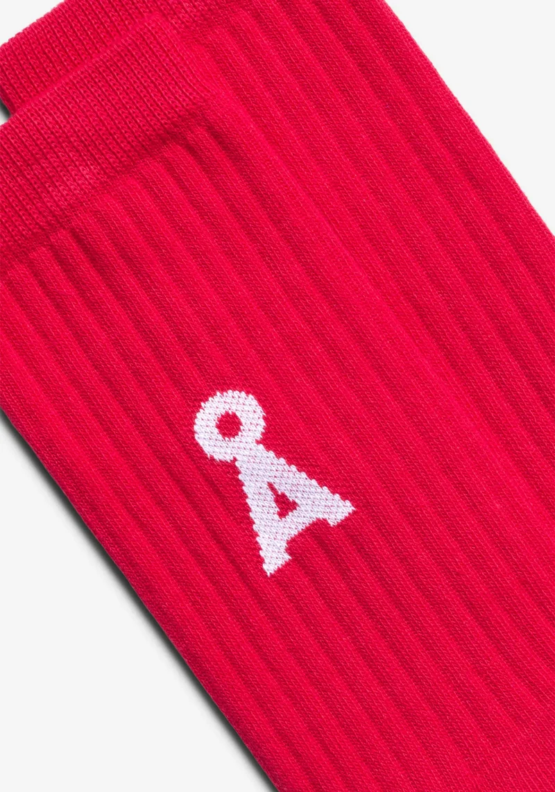 ARMEDANGELS Saamus Bold Socks mars red