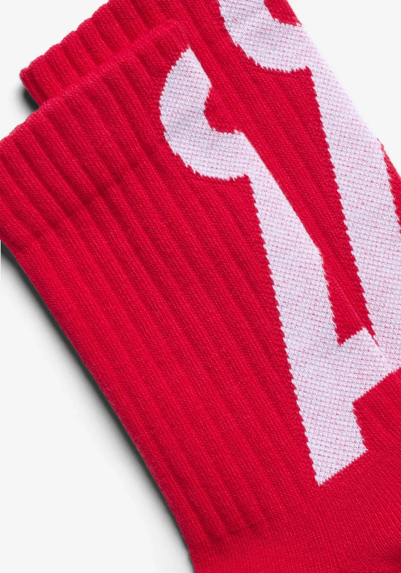 ARMEDANGELS Saamus Short Socks mars red-broken white