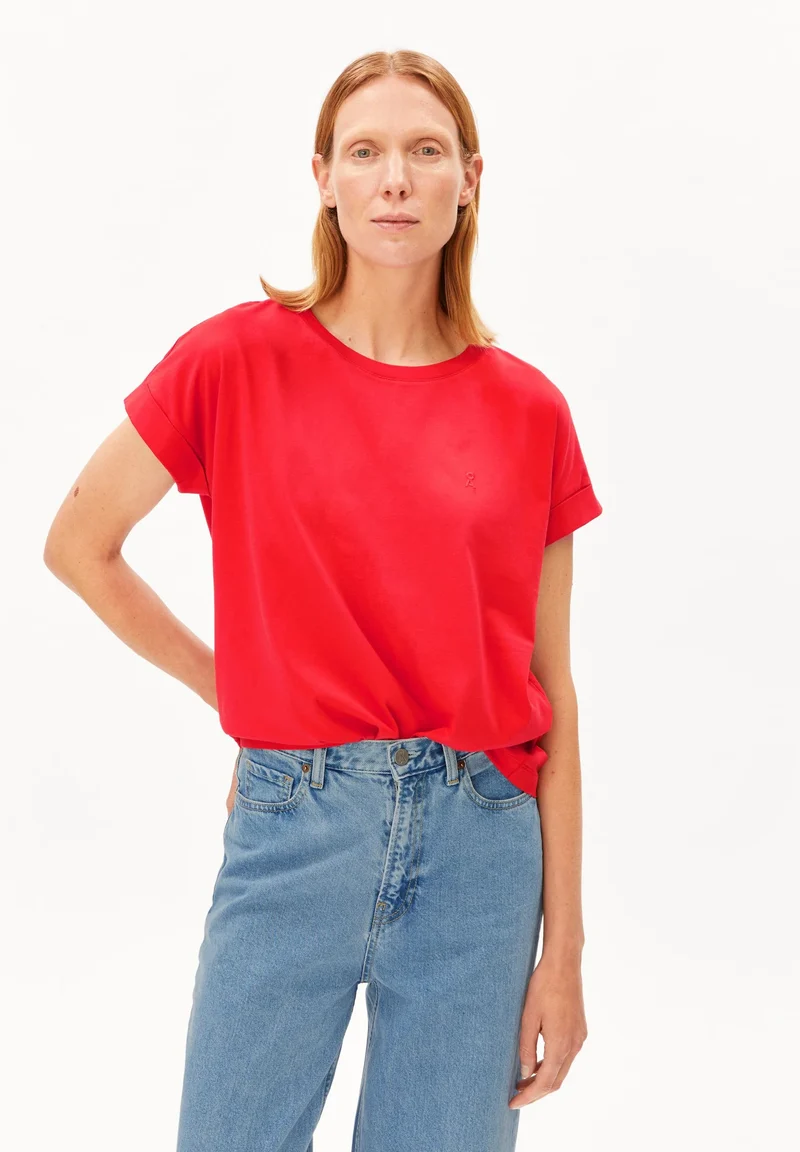 ARMEDANGELS Idaara T-Shirt mars red