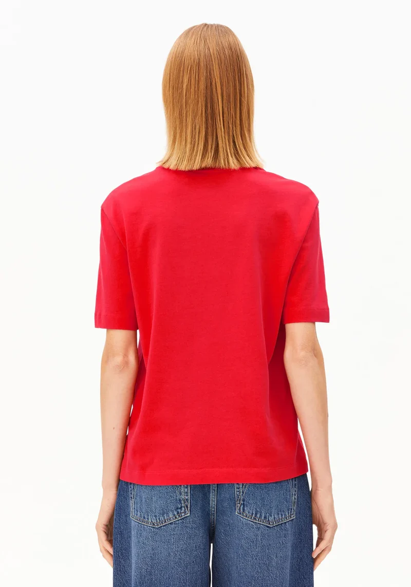 ARMEDANGELS Iconic Å Tarjaa T-Shirt mars red