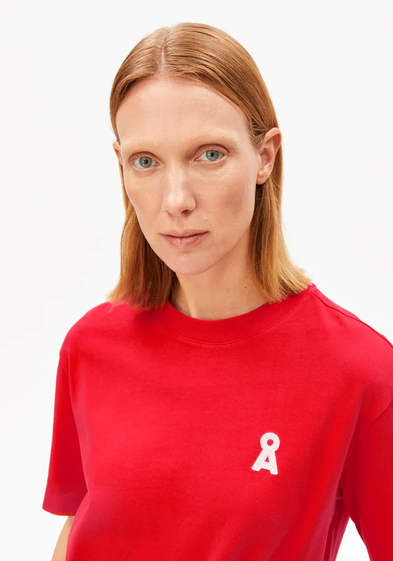 ARMEDANGELS Iconic Å Tarjaa T-Shirt mars red