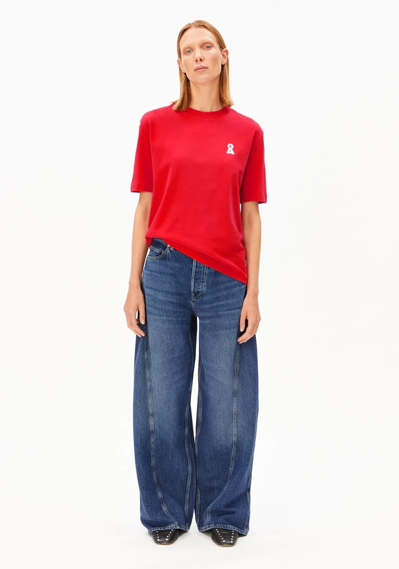 ARMEDANGELS Iconic Å Tarjaa T-Shirt mars red